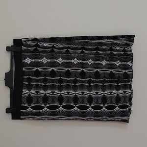 Vamp 90s Y2K Geometric Crinkle skirt XL Made In Canada